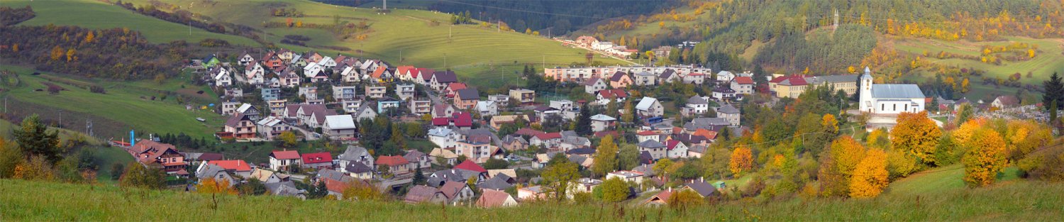 Panoráma obce Valaská Belá